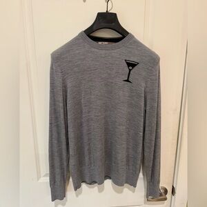 Mr. Turk Martini Crew Neck - Heather Grey - L